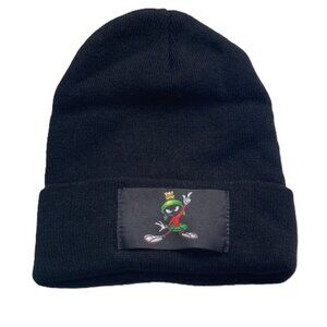 Marvin the Martian MPOD Beanie Skull Cap Black Looney Tunes 1990s